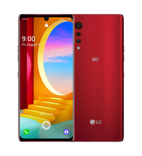 buy Cell Phone LG Velvet 5G LM-G900UM 128GB - Aurora Red - click for details